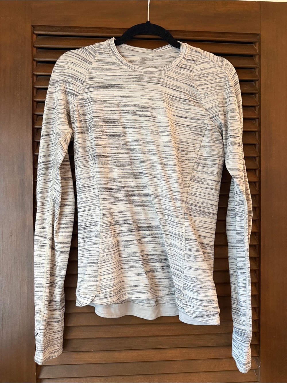 Lululemon Women’s Top- Heathered White/Gray